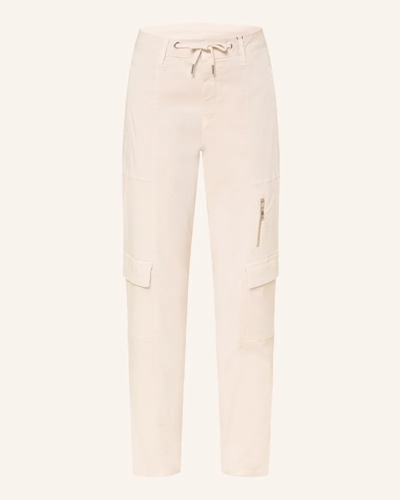 monari Carghose im Jogging-Stil Creme