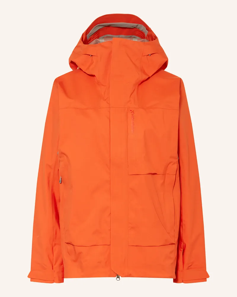 Houdini Hardshell-Skijacke Rollercoaster rot Orange