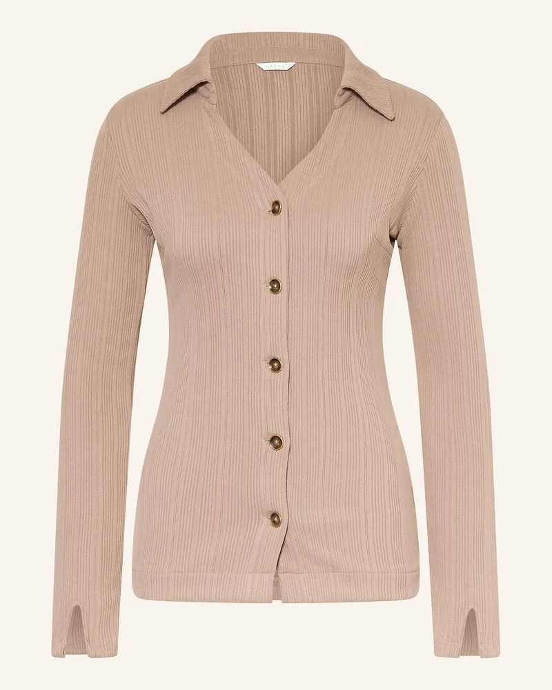 Guess Strickjacke Taupe