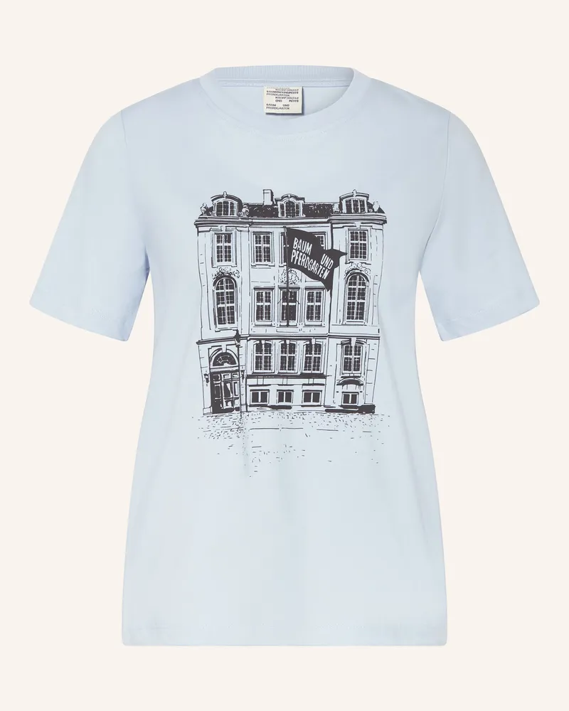 Baum und Pferdgarten T-Shirt JAWO Hellblau