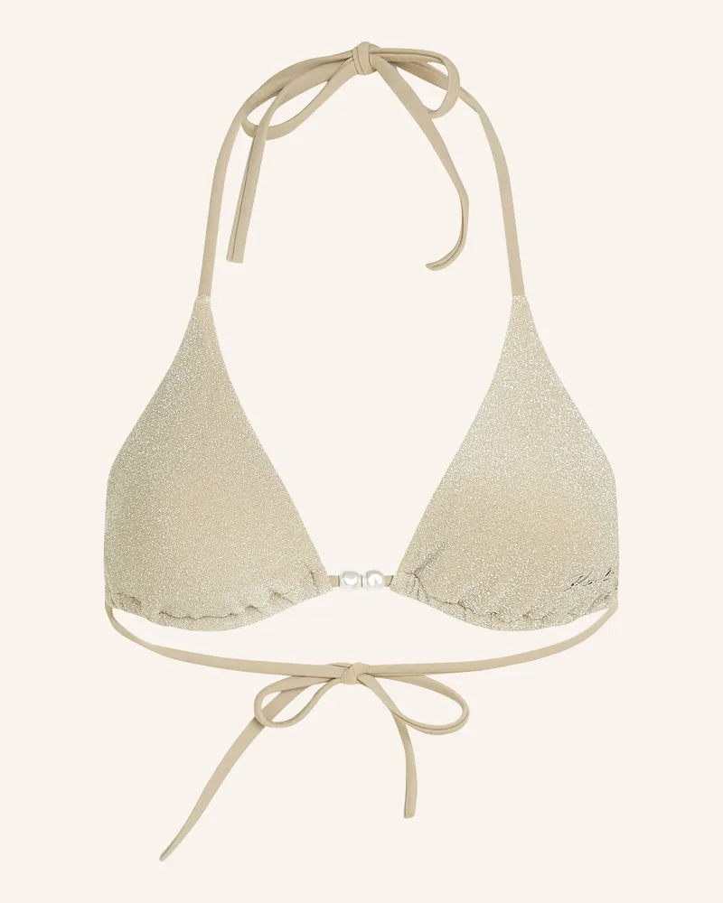 Karl Lagerfeld Bikini-Top Beige