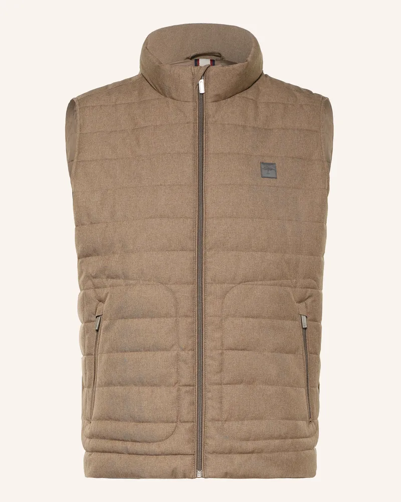 Fynch-Hatton Steppweste braun Taupe