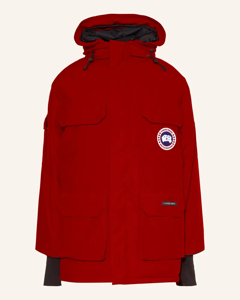 Canada Goose Daunenparka Expedition rot Rot