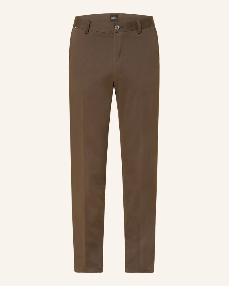 HUGO BOSS Chino Kane Modern Regular Fit gruen Dunkelgrün