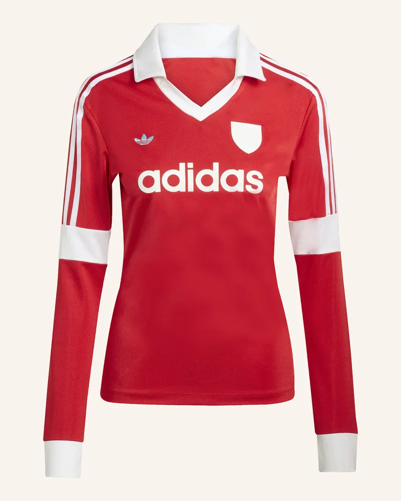 adidas LANGÄRMELIGES FUSSBALLTRIKOT MIT GRAFIKPRINT Rot