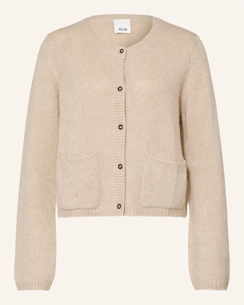 ALLUDE Strickjacke Mit Cashmere beige Beige