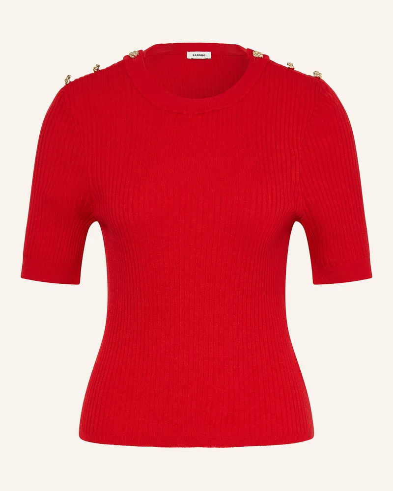 Sandro Strickshirt Rot