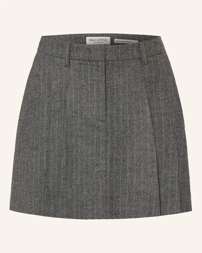 Marc O'Polo Faltenrock Grau