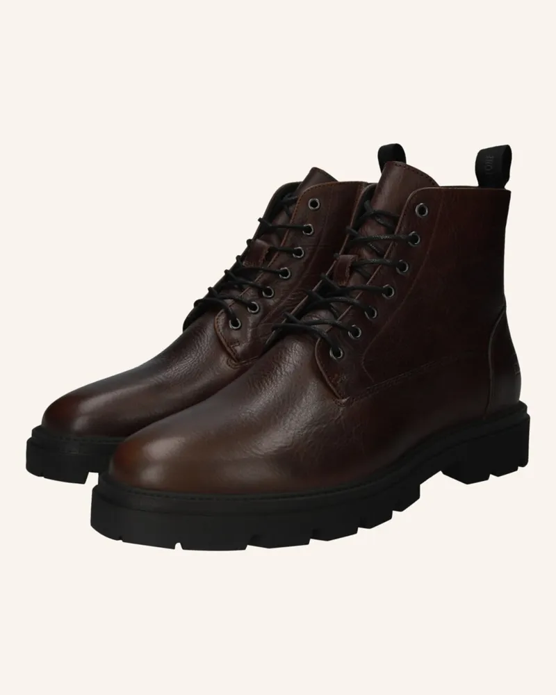 Blackstone Schnürboots braun Dunkelbraun