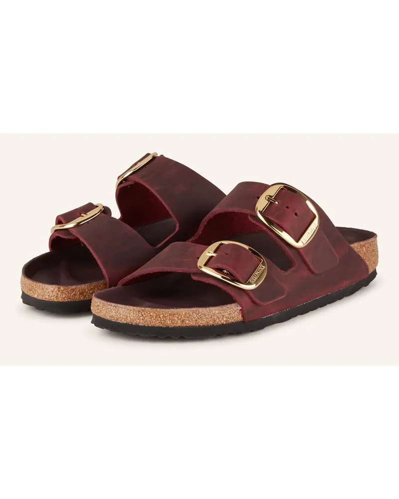 Birkenstock Pantoletten ARIZONA BIG BUCKLE - DUNKELROT Rot