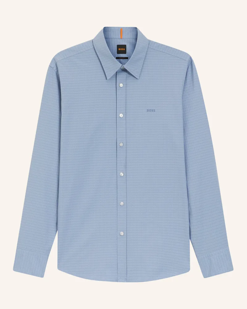HUGO BOSS Casual Hemd RELEGANT_6_M Regular Fit Blau