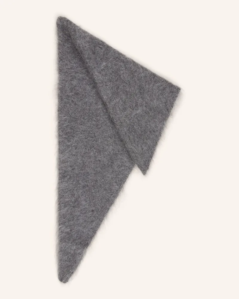 Mrs & HUGS Dreieckstuch Aus Cashmere grau Dunkelgrau