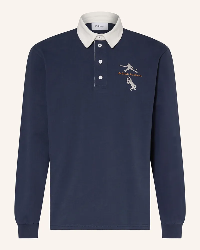 Palmes Rugbyshirt SOCIETA Dunkelblau