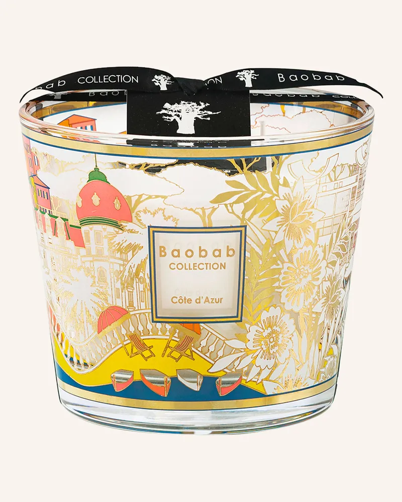 Baobab Collection Duftkerze Côte D'azur weiss Gelb