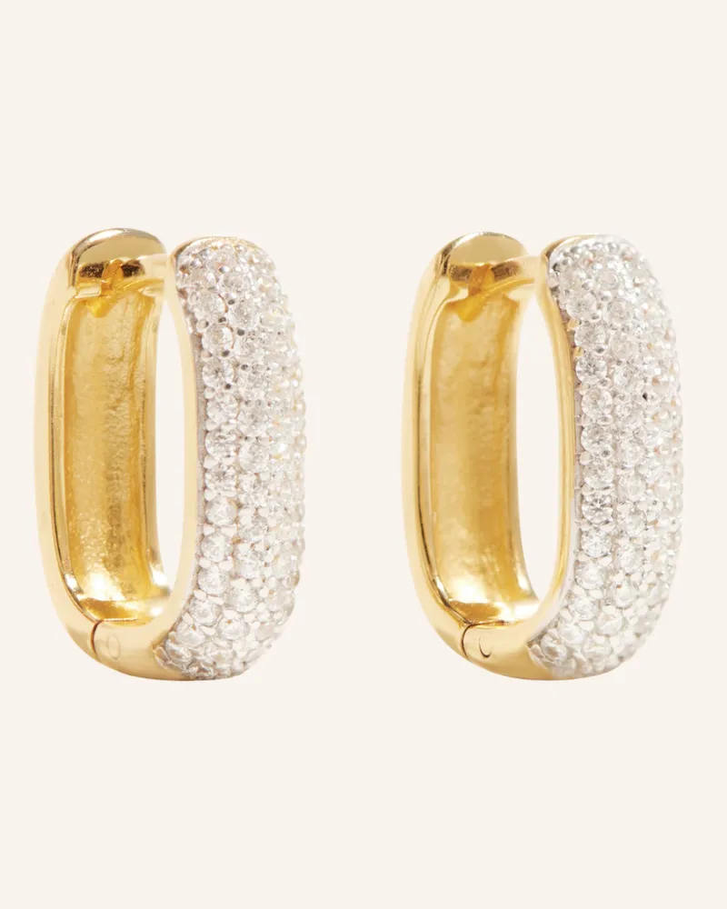 POMPIDOU Ohrringe CHLOE MINI PAVé by GLAMBOU Gold