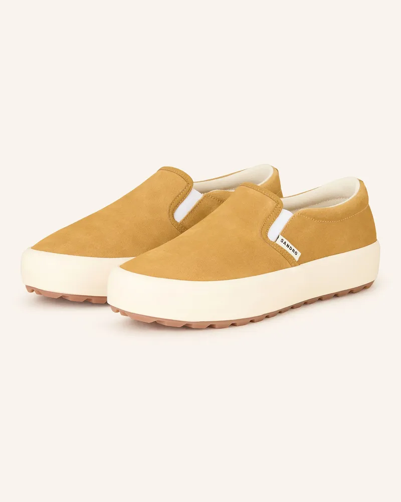 Sandro Slipper Cognac