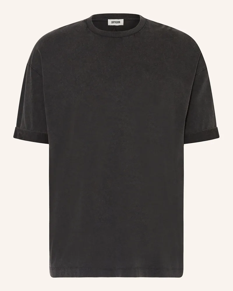 Drykorn T-Shirt NOLIEN Dunkelgrau
