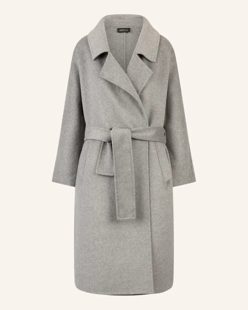 Apart Wollmantel grau Grau