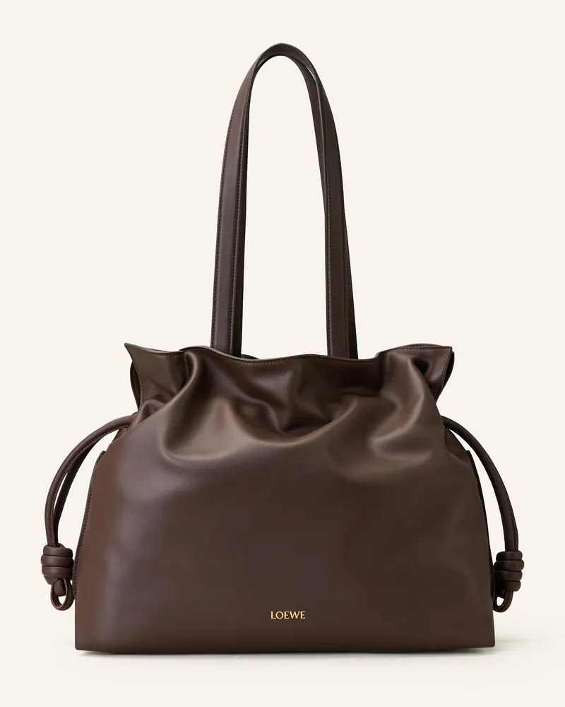 Loewe Handtasche Flamenco braun Dunkelbraun