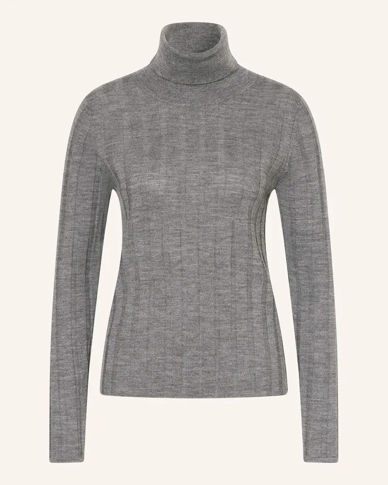 SEM PER LEI Rollkragenpullover Grau