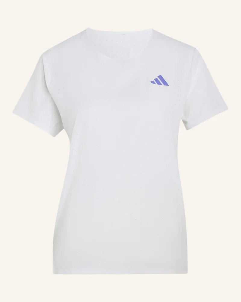 adidas Funktionsshirt Adizero weiss Weiss