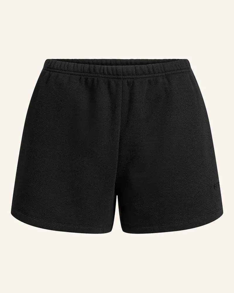 SKIMS Lounge-Sweatshorts Cotton Fleece schwarz Onyx