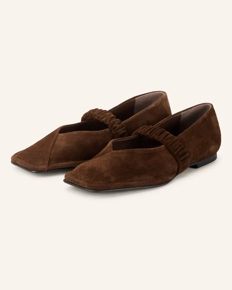 Alohas Mary-Jane-Ballerinas Lautan braun Dunkelbraun