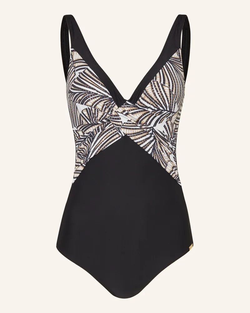 Charmline Shape-Badeanzug GOLDEN REFLECTION Schwarz