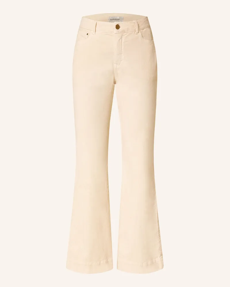 SUMMUM Cordhose Ecru