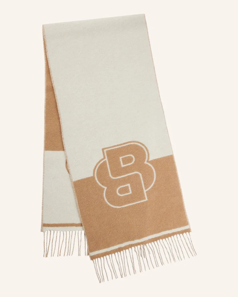 HUGO BOSS Gewebter Schal VIANNA_35*180 Beige