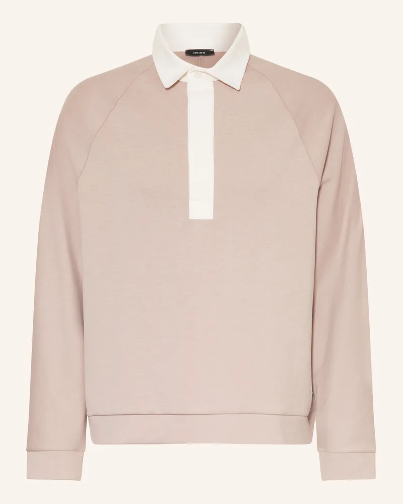 Reiss Rugbyshirt Thurloe rosa Rosé