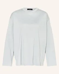 Fabiana Filippi Longsleeve im Materialmix Grau