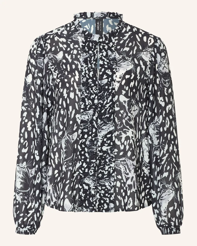 Marc Cain Blusenshirt Mit Rüschen schwarz 900