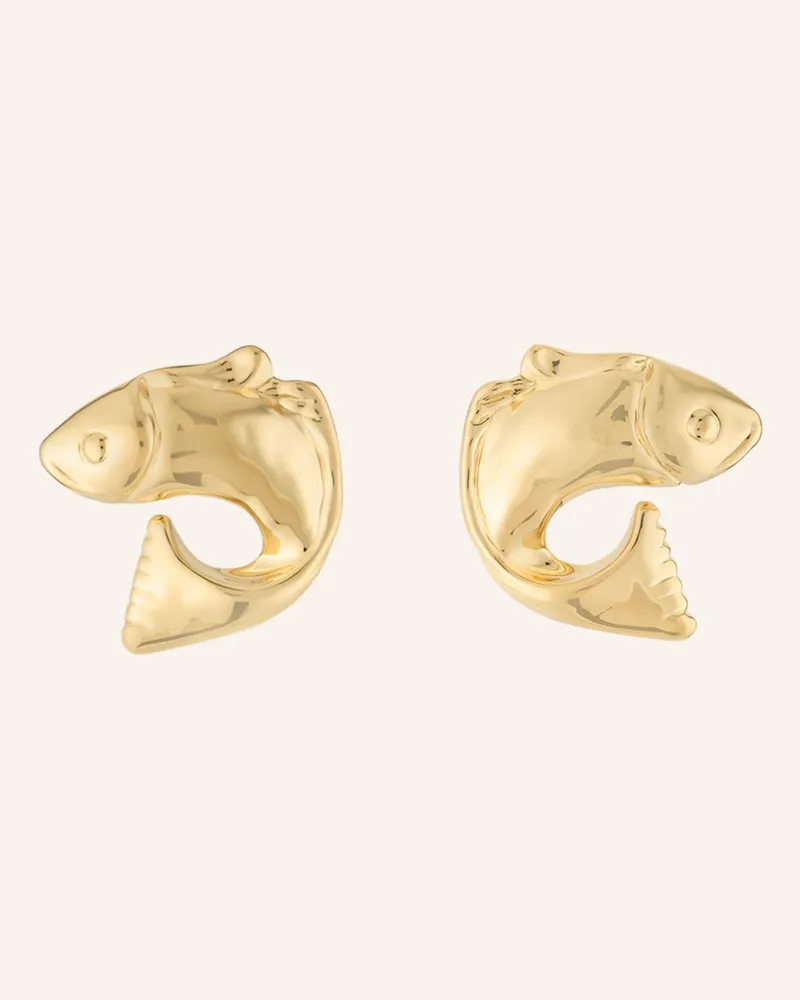 Jacquemus Ohstecker Les Boucles Poisson gold Gold