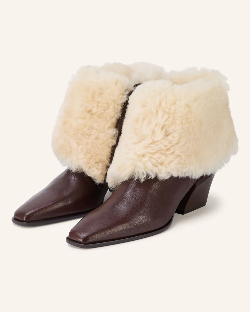 Paris Texas Stiefeletten Bettina braun Dunkelbraun