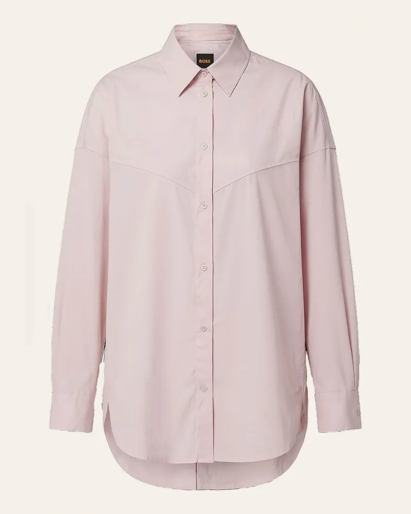 HUGO BOSS Business Bluse C_BOSTAFFA Oversize Fit Lila