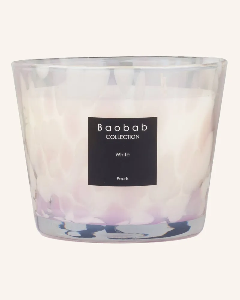 Baobab Collection Duftkerze WHITE PEARLS Creme