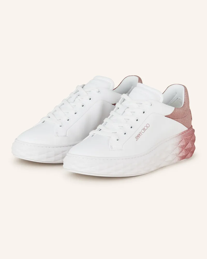 Jimmy Choo Sneaker DIAMOND MAXI Weiss