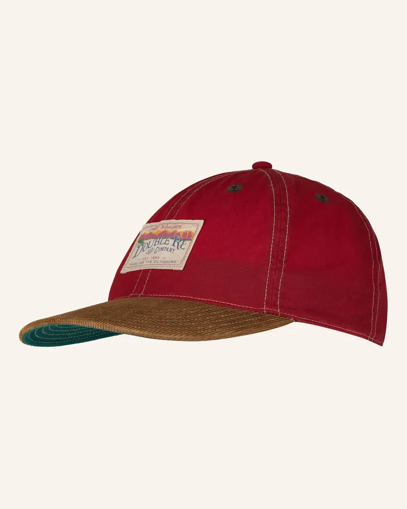 RRL Cap Dunkelrot