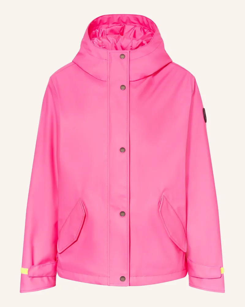 No. 1 Como Regenjacke Neonrosa