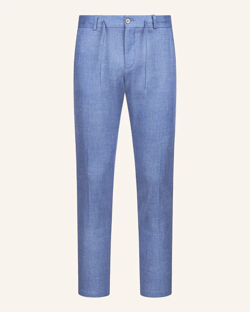 Zuitable Anzughose DISPARTAFLEX Slim Fit aus Jersey Blau