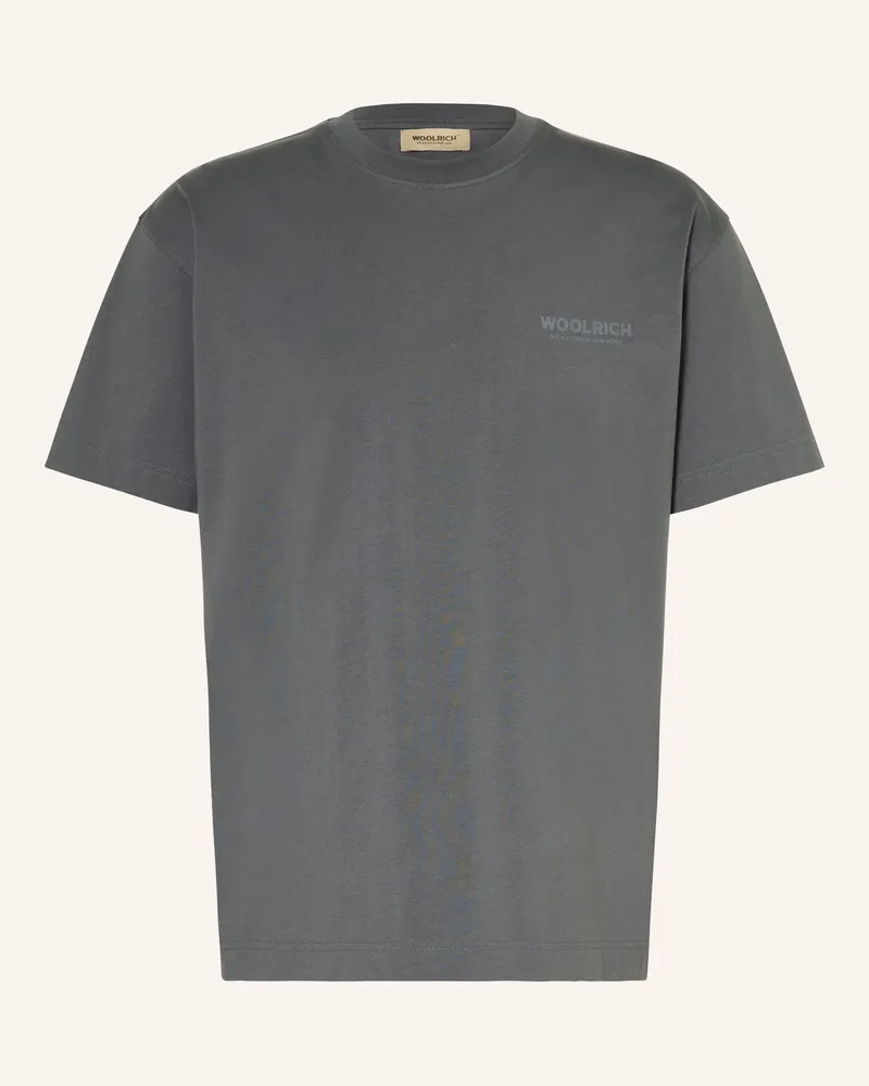 Woolrich T-Shirt grau Dunkelgrau