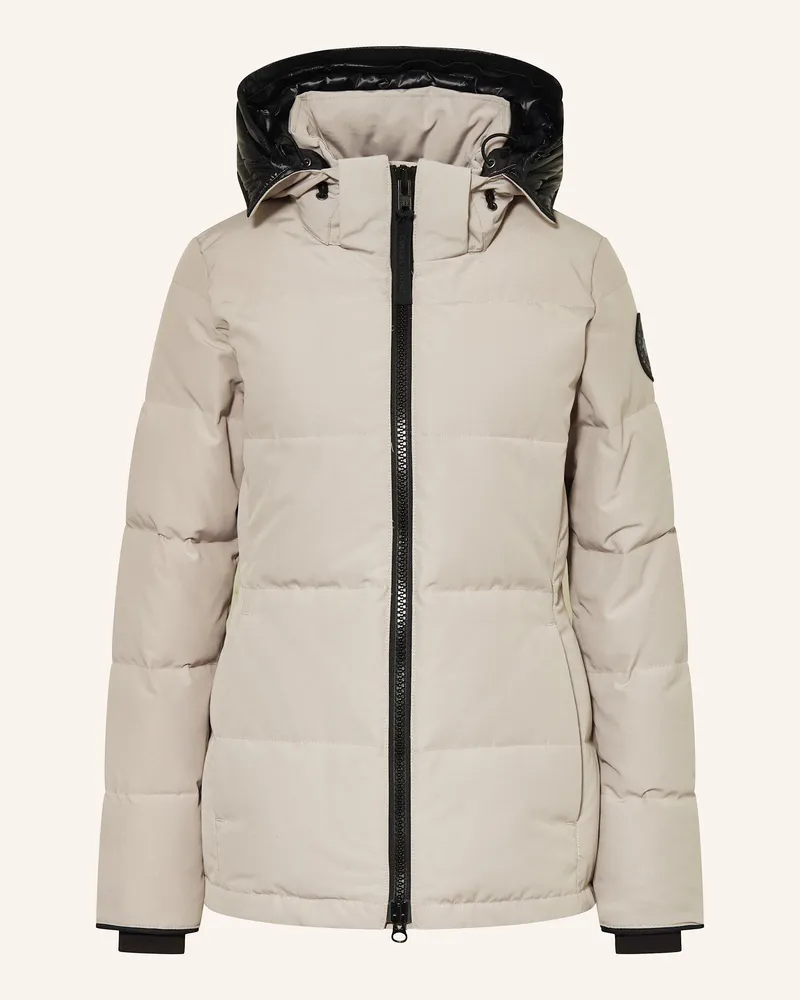 Canada Goose Daunenjacke mit abnehmbarer Kapuze Taupe