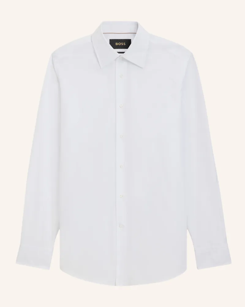 HUGO BOSS Business Hemd L-JOSH-KENT-C1-243 Regular Fit Weiss