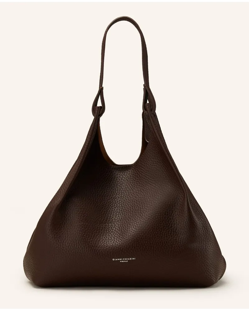 Gianni Chiarini Hobo-Bag DUA mit Pouch Braun