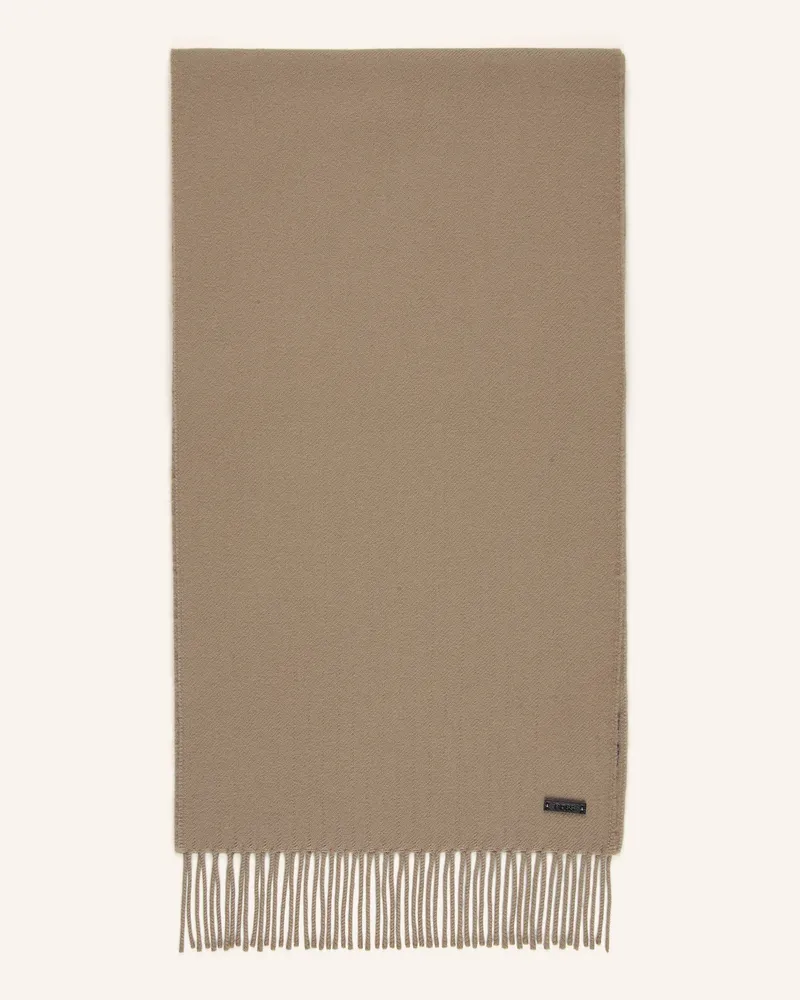HUGO BOSS Schal Naster braun Taupe