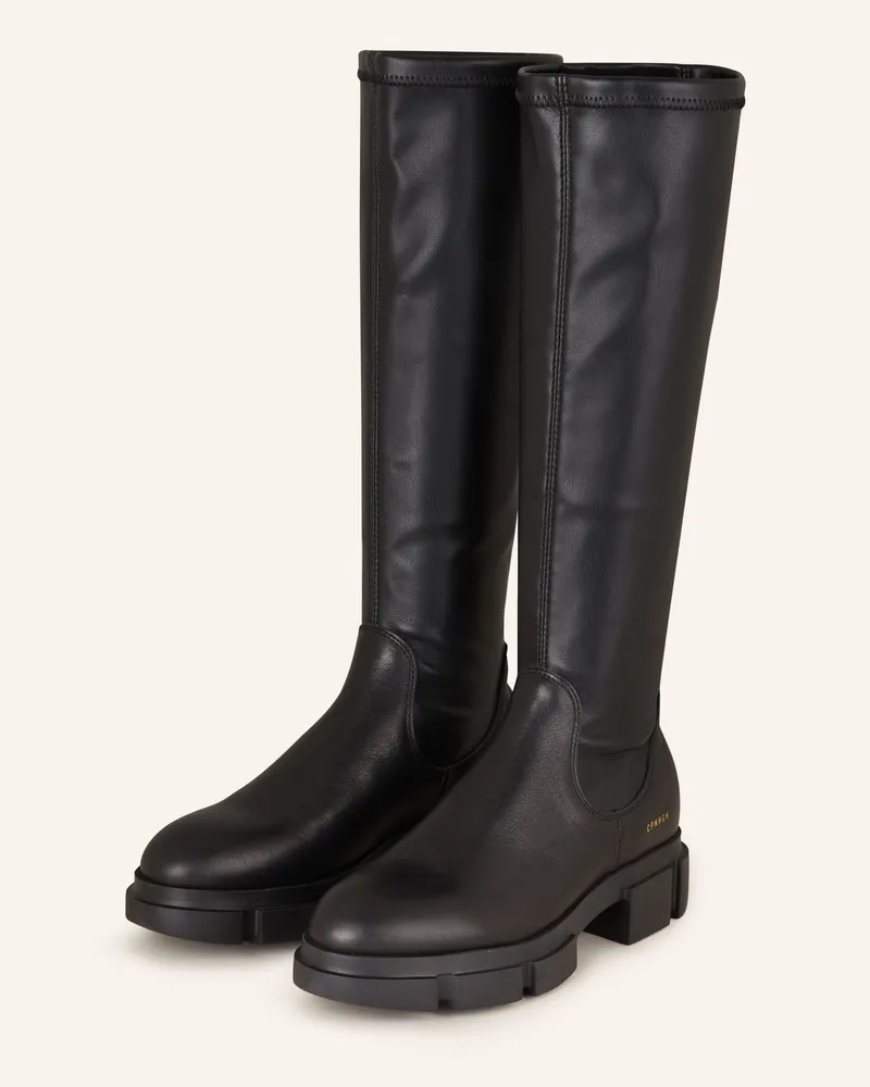 Copenhagen Plateau-Stiefel CPH556 Schwarz