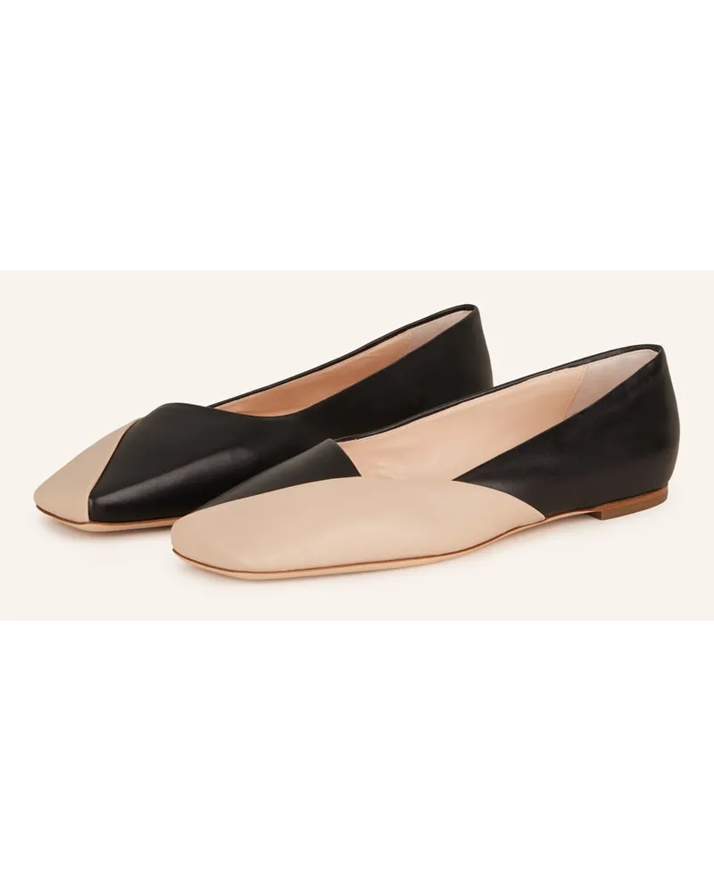 Attilio Giusti Leombruni Ballerinas RINA - SCHWARZ/ NUDE Beige