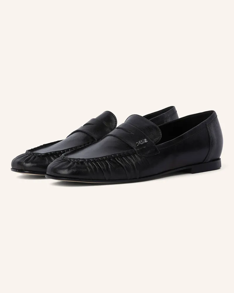 Karl Lagerfeld Flache Schuhe Schwarz