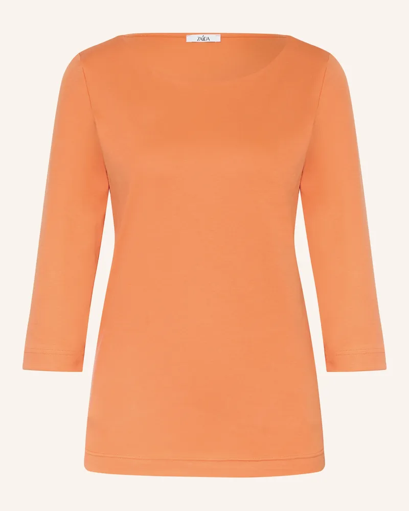 ZAíDA Shirt mit 3/4-Arm Orange